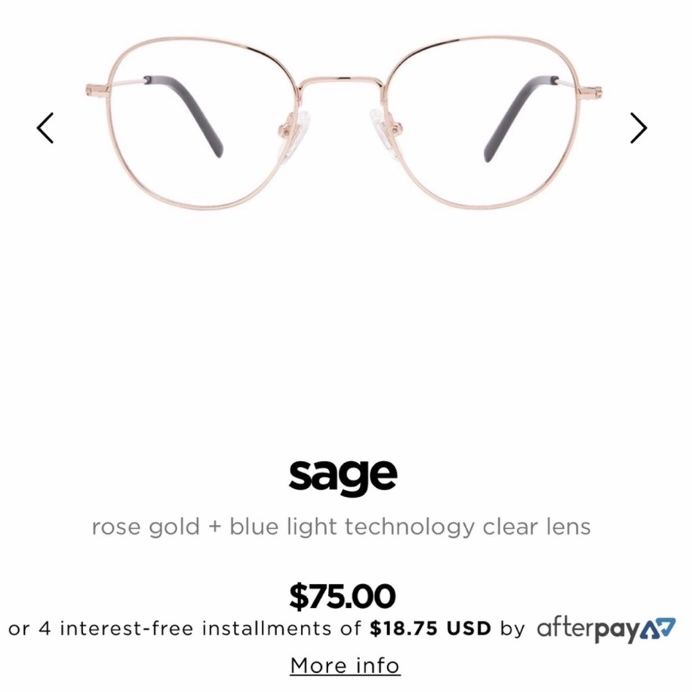Diff Eyewear Sage Blue Light Glasses